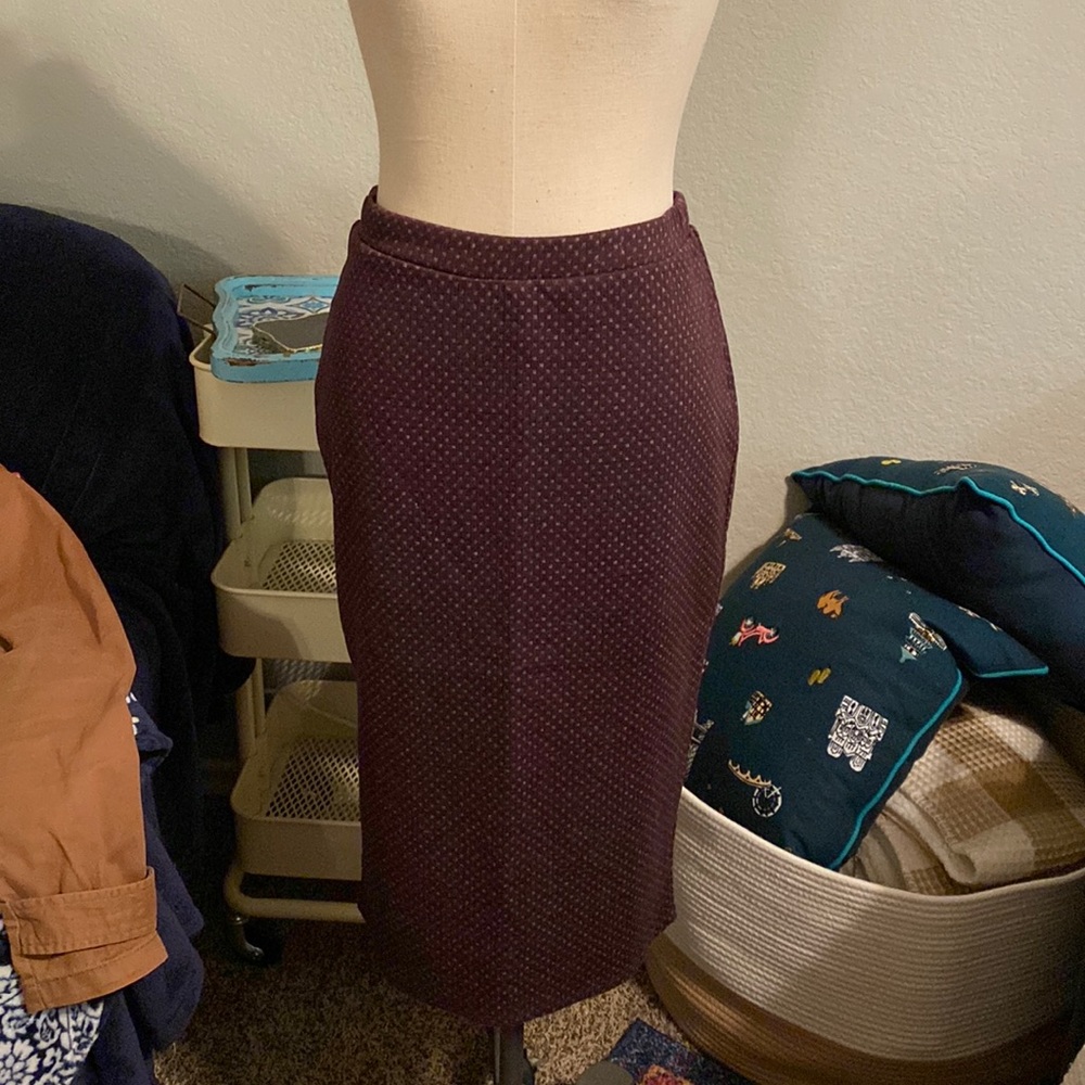 Free People | Fitted Purple Pencil Skirt